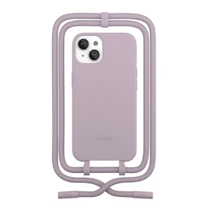 Эко-чехол со шнурком Woodcessories Crossbody Case Lilac для iPhone 14 Plus