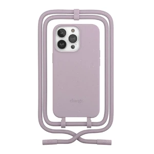 Эко-чехол со шнурком Woodcessories Crossbody Case Lilac для iPhone 14 Pro Max