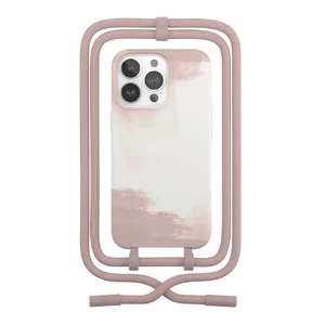 Эко-чехол с ремешком Woodcessories Crossbody Change Case Batic Сlay Red для iPhone 13 Pro Max cha112 - Фото 1