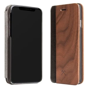 Деревянный чехол-книжка Woodcessories EcoFlip Walnut для iPhone XS Max - Фото 3