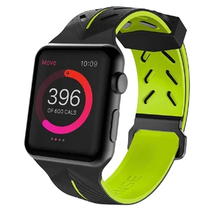 Ремешок X-Doria Action Band Black Yellow для Apple Watch Ultra 49mm | 45mm | 44mm | 42mm  - Фото 1