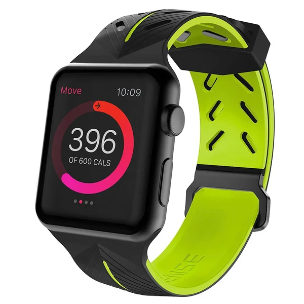 Ремінець X-Doria Action Band Black Yellow для Apple Watch Ultra 49mm | 45mm | 44mm | 42mm в Кривому Розі