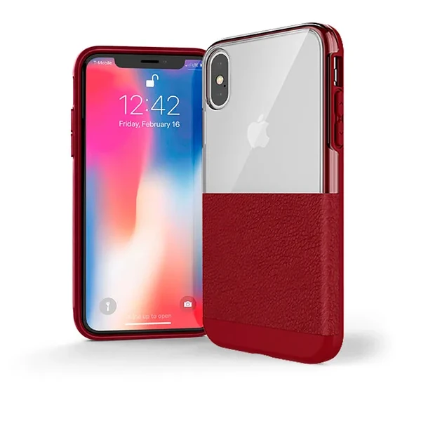 Чохол X-Doria Dash Red Leather для iPhone XS Max у Тернополі