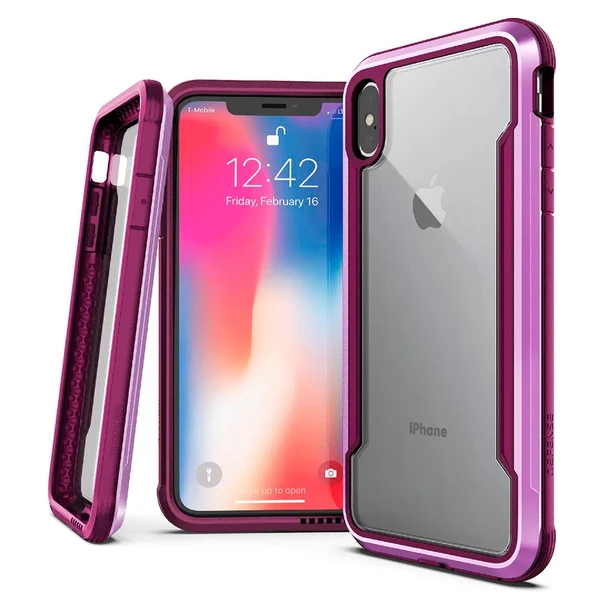 Протиударний чохол X-Doria Defense Shield Purple для iPhone XS Max
