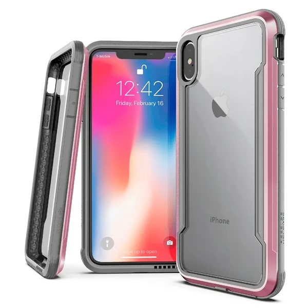 Протиударний чохол X-Doria Defense Shield Rose Gold для iPhone XS Max