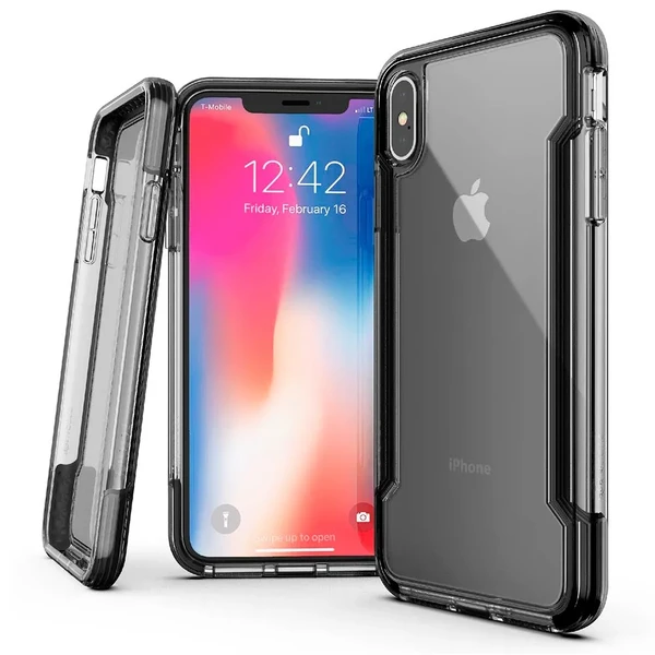 Протиударний чохол X-Doria Defense Clear Black для iPhone XS Max у Тернополі