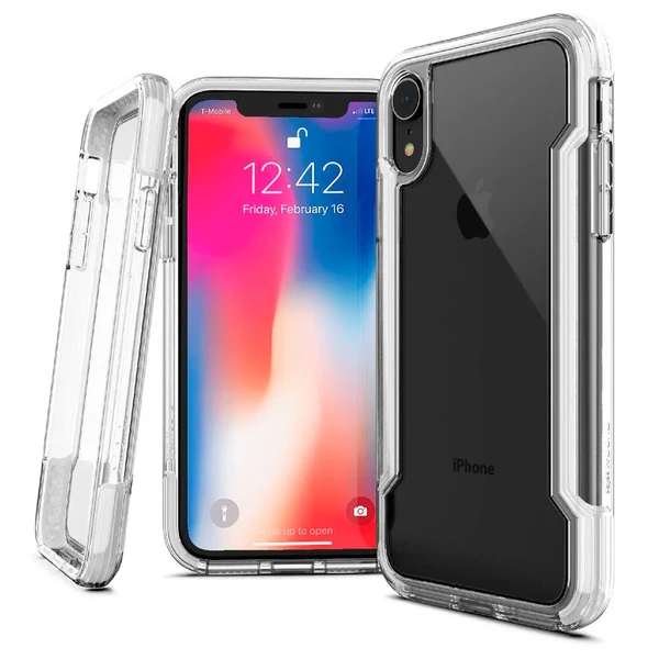 Протиударний чохол X-Doria Defense Clear White для iPhone XR у Луцьку