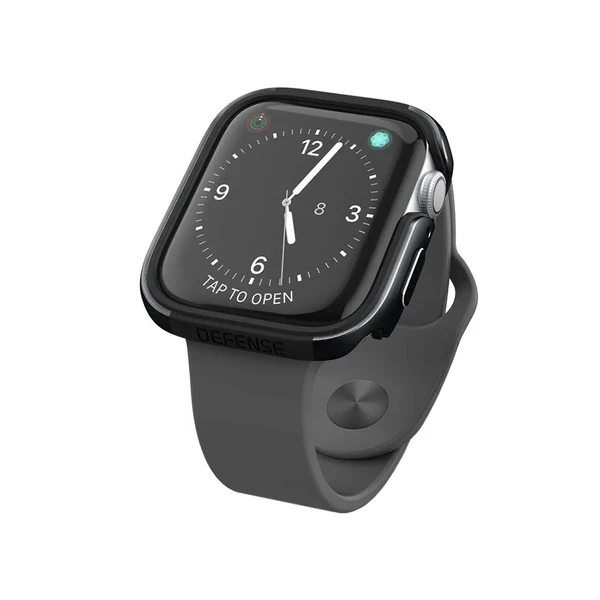 Протиударний чохол X-Doria Defense Edge Black для Apple Watch 44mm SE 2 | SE | 6 | 5 | 4
