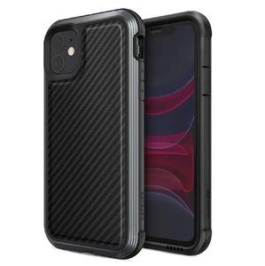 Противоударный чехол X-Doria Defense Lux Black Carbon для iPhone 11 - Фото 2