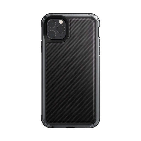 Протиударний чохол X-Doria Defense LUX Black Carbon для iPhone 11 Pro у Кропивницькому