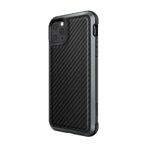 Противоударный чехол X-Doria Defense LUX Black Carbon для iPhone 11 Pro - Фото 2