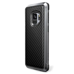 Противоударный чехол X-Doria Defense Lux Black Carbon для Samsung Galaxy S9