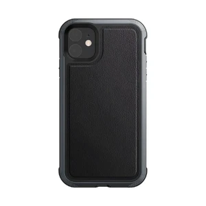 Противоударный чехол X-Doria Defense Lux Black Leather для iPhone 11 B07RWNKJ36 - Фото 1