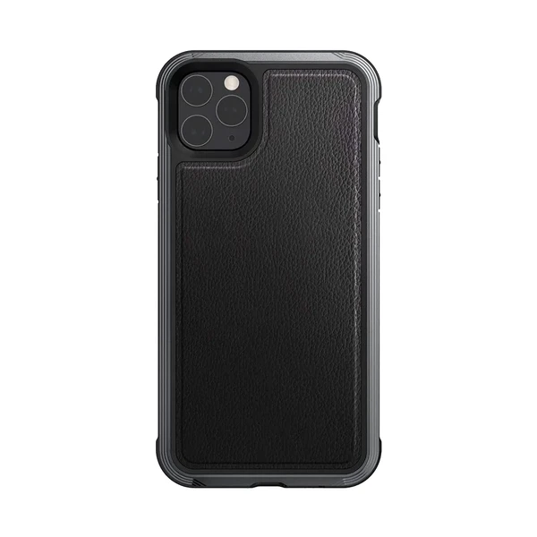 Протиударний чохол X-Doria Defense LUX Black Leather для iPhone 11 Pro у Тернополі
