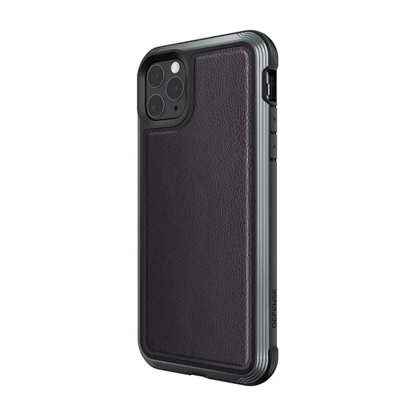 Протиударний чохол X-Doria Defense LUX Black Leather для iPhone 11 Pro Max у Кропивницькому