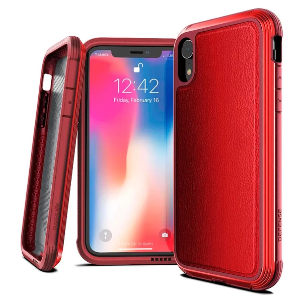 Протиударний чохол X-Doria Defense Lux Red для iPhone XR у Кропивницькому