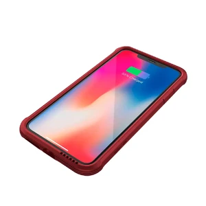 Протиударний чохол X-Doria Defense Lux Red для iPhone XS Max - Фото 4