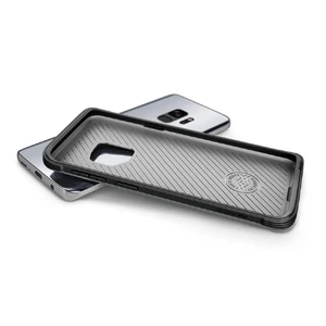 Противоударный чехол X-Doria Defense Lux Black Leather для Samsung Galaxy S9 - Фото 4