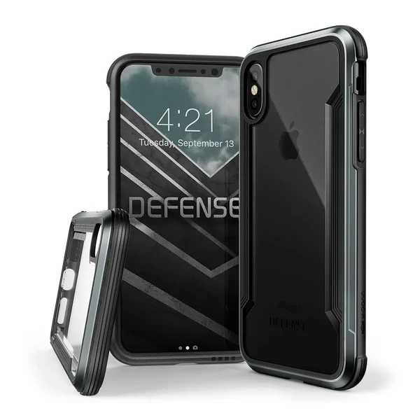 Протиударний чохол X-Doria Defense Shield Black для iPhone X | XS у Кропивницькому