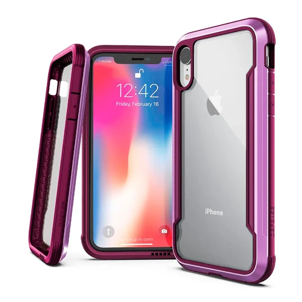 Протиударний чохол X-Doria Defense Shield Purple для iPhone XR у Дніпрі
