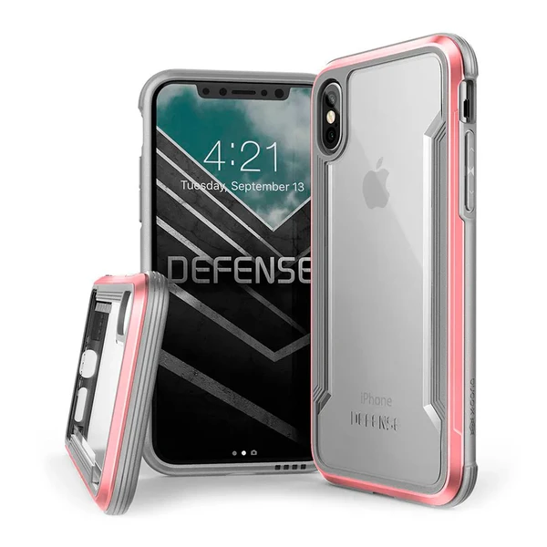 Протиударний чохол X-Doria Defense Shield Rose Gold для iPhone X | XS у Дніпрі