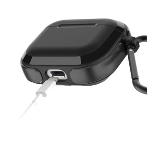 Протиударний чохол з карабіном X-Doria Defense Trek Black для AirPods 3 - Фото 3