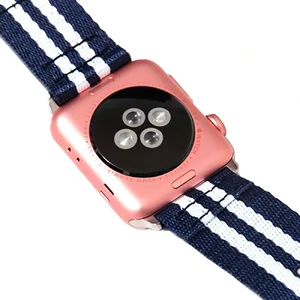Нейлоновий ремінець X-Doria Field Band Blue | White для Apple Watch Ultra 49mm | 45mm | 44mm | 42mm - Фото 3