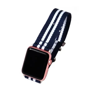 Нейлоновий ремінець X-Doria Field Band Blue | White для Apple Watch Ultra 49mm | 45mm | 44mm | 42mm - Фото 2