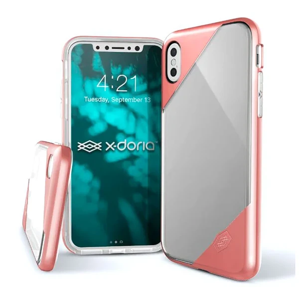 Чехол X-Doria Revel Lux Transparent Pink для iPhone X | XS в Тернополе