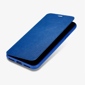 Кожаный чехол-книжка X-Level FIB COLOR Blue для iPhone X | XS - Фото 3