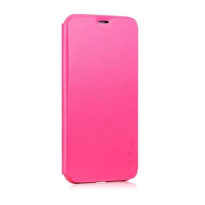 Шкіряний чохол-книжка X-Level FIB COLOR Rose Red для iPhone X | XS