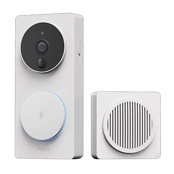Розумний дверний відеодзвінок Xiaomi Aqara Smart Video Doorbell G4 Apple HomeKit White
