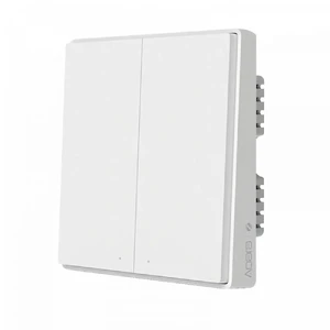 Розумний вимикач Xiaomi Aqara Smart Wall Switch D1 (подвійний) Apple HomeKit без нульової лінії