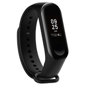 Силіконовий ремінець Xiaomi Mi Band 3 | 4 Black для фітнес-браслета