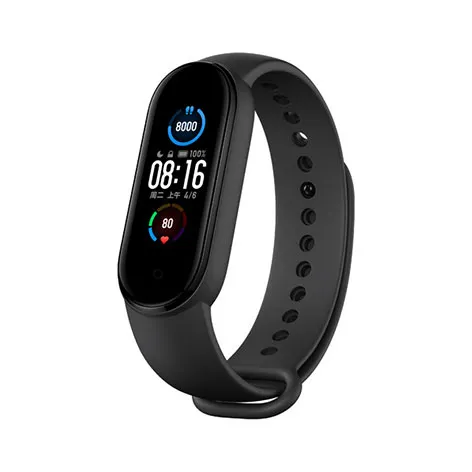 Оригінальний ремінець Xiaomi Strap Black для фітнес-браслета Xiaomi Mi Band 5 | 6