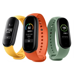 Оригінальний ремінець Xiaomi Strap Yellow для фітнес-браслета Xiaomi Mi Band 5 | 6 - Фото 2