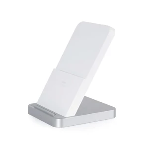 Бездротова док-станція Xiaomi Vertical Wireless Charger White 30W  - Фото 1
