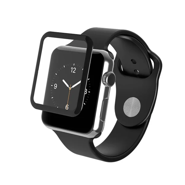 Захисне скло InvisibleShield Glass Luxe Black Finish для Apple Watch 38mm Series 3 | 2 | 1 у Чернігові