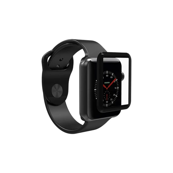 Захисне скло InvisibleShield Glass Curve Elite Black для Apple Watch 40mm SE 2 | SE | 6 | 5 | 4