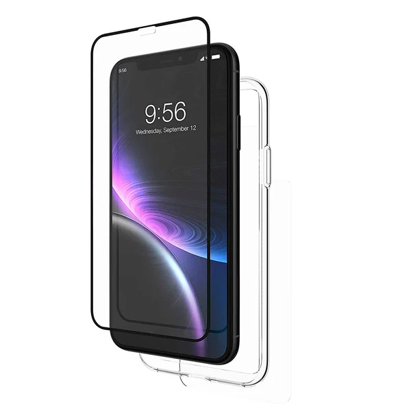 Комплект захисних стекол + бампер InvisibleShield Glass+ 360 для iPhone XR