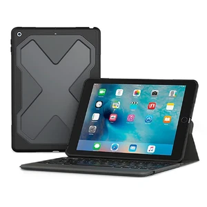 Чехол-клавиатура ZAGG Rugged Messenger для iPad 9.7" (2017 | 2018) I10REU-BBU - Фото 1