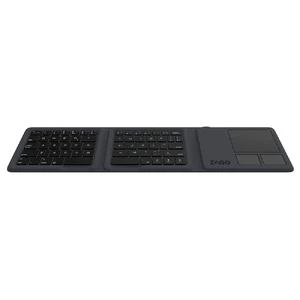 Портативная клавиатура ZAGG Tri Fold Universal Keyboard Charcoal с Touchpad - Фото 2