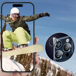 Захисне скло на камеру ESR Armorite Lens Protector Chromatic для iPhone 15 Pro | 15 Pro Max - Фото 5