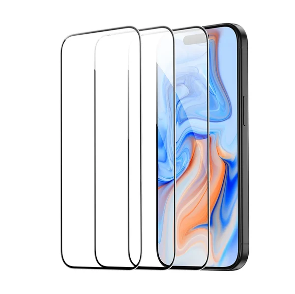 Захисне скло з рамкою для поклейки ESR Tempered-Glass 1-Pack для iPhone 16 | 15