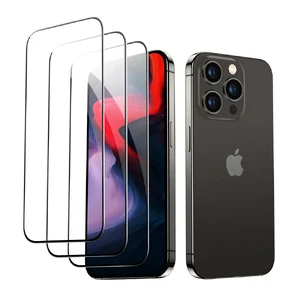 Захисне скло з рамкою для поклейки ESR Tempered-Glass 1-Pack для iPhone 15 Pro Max - Фото 3