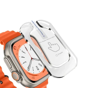 Защитное стекло с рамкой для поклейки iLoungeMax Anti-Scratch для Apple Watch Ultra 49mm - Фото 2