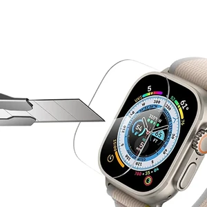 Защитное стекло с рамкой для поклейки iLoungeMax Anti-Scratch для Apple Watch Ultra 49mm - Фото 3