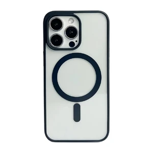 Захисний чохол з MagSafe для iPhone 14 Pro | iLoungeMax Clear Case Black  - Фото 1