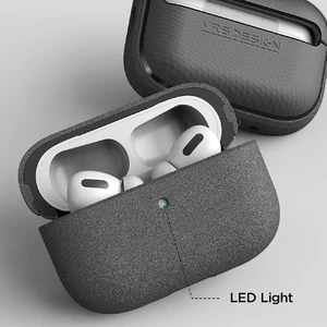 Протиударний чохол з ремінцем VRS Design Modern Sand Stone для AirPod Pro 2 - Фото 9