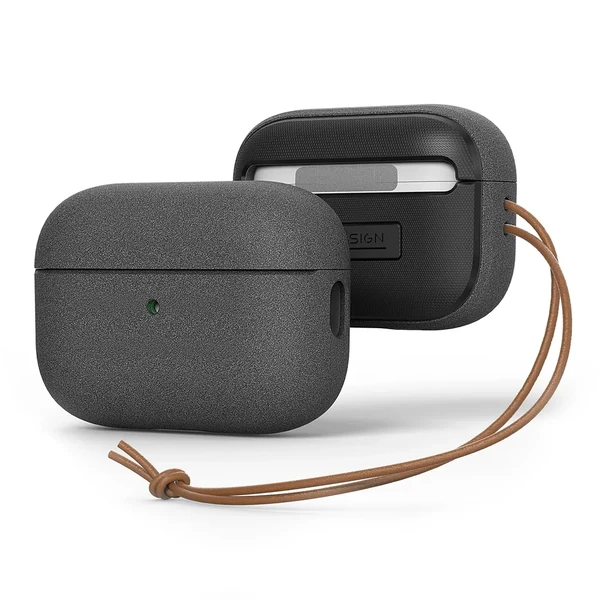 Противоударный чехол с ремешком VRS Design Modern Sand Stone для AirPod Pro 2